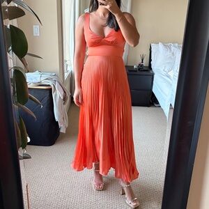 Hello Molly dream whispers pleated maxi dress